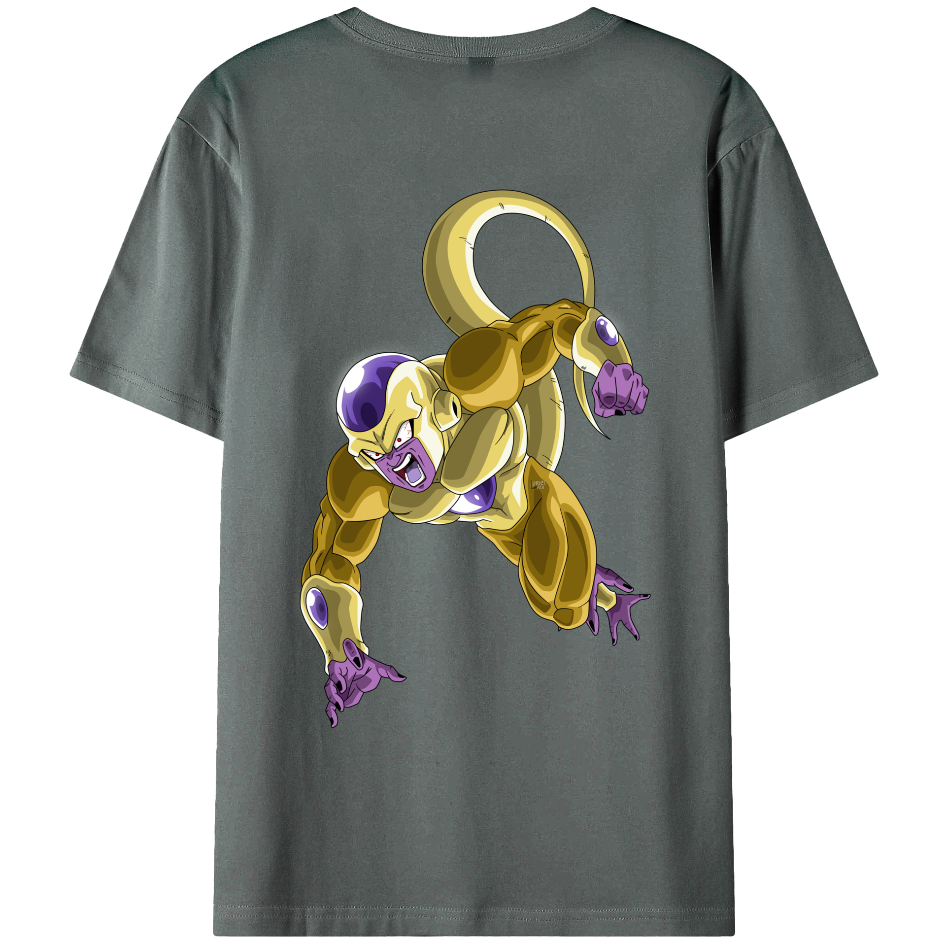 （画像用） ドラゴンボール フリーザ DRAGON BALL Frieza 綿100％ メンズ半袖Tシャツ（バックプリント） 通気性